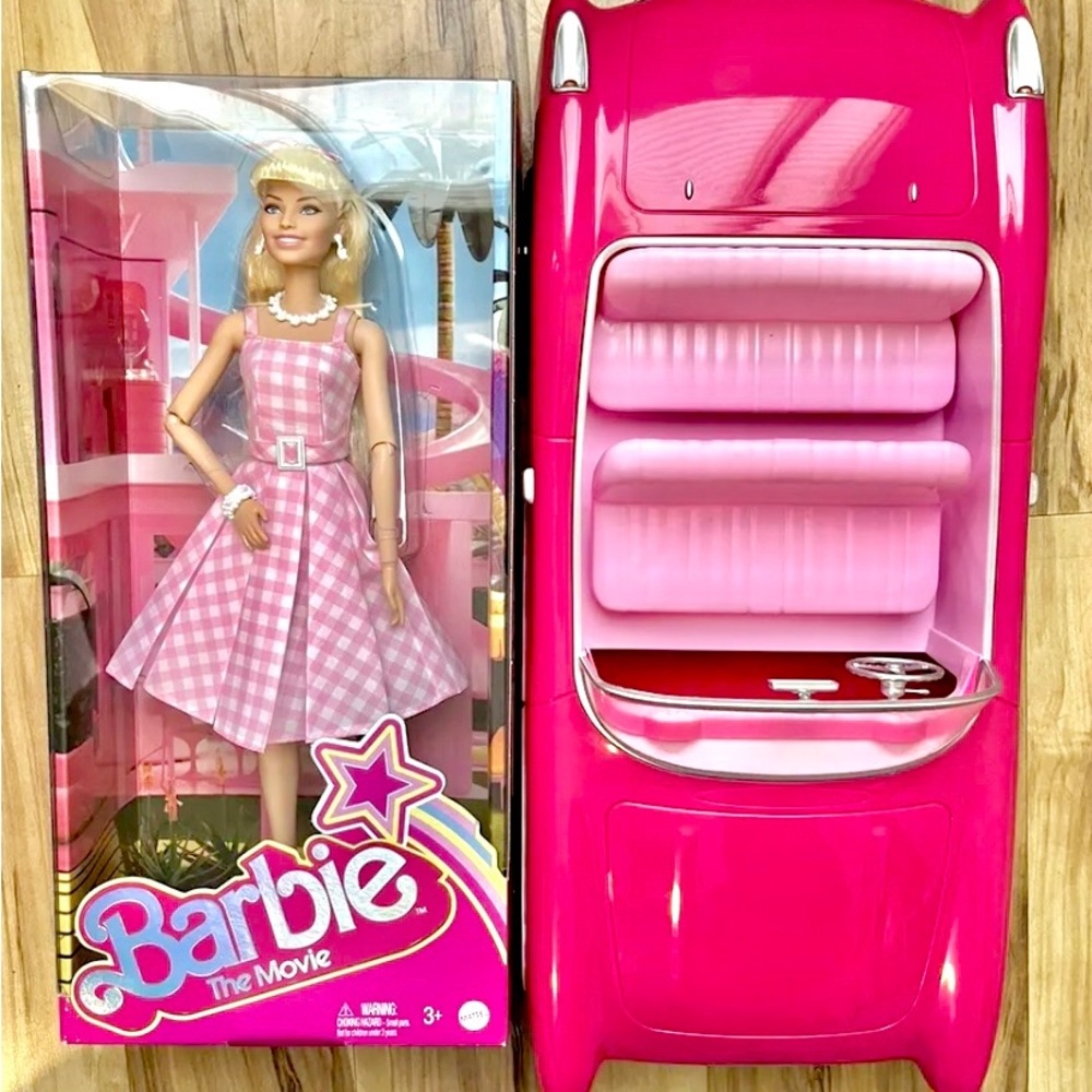 * Brand New Barbie Doll & Car set